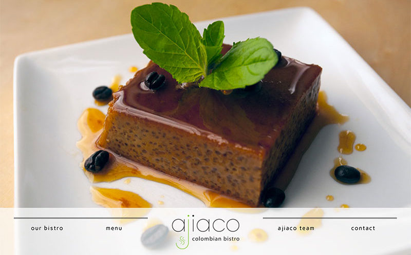 Web Design Project - Ajiaco Colombian Bistro