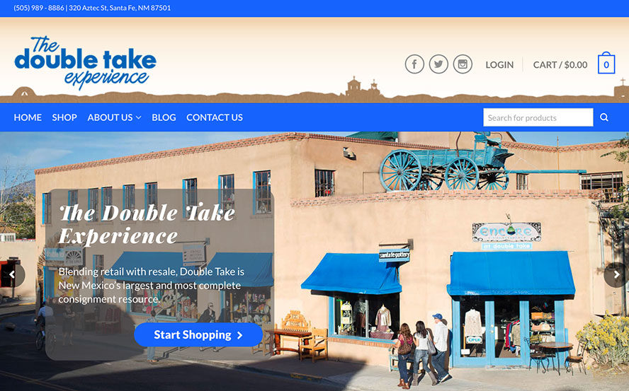 Web Design Project - Santa Fe Double Take